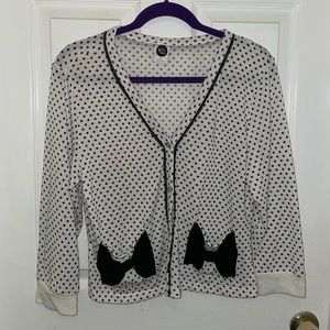 Minnie Mouse polka dot sweater